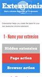 Mobile Screenshot of extensionizr.com